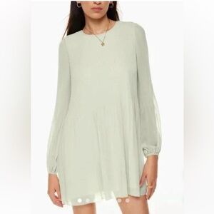 Wilfred Light Green Long Sleeve Dress